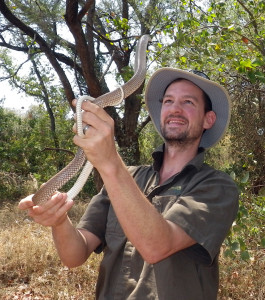 Luke loves snakes!